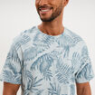 T-shirt manches courtes col rond gris homme