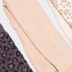 Lot 3 collants opaques coton sable fille