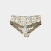 Shorty microfibre blanc femme grande taille