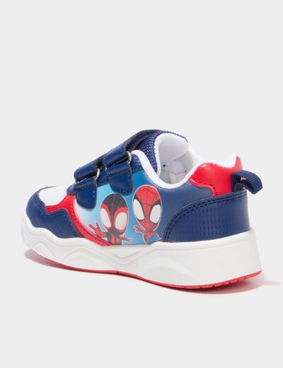 Baskets running lumineuses Spider-Man bleu gar&ccedil;on