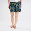 Short fluide ceinturé noir femme grande taille