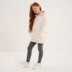 Ensemble sweat long et legging beige fille