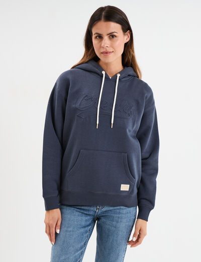 Sweat à capuche hoodie Creeks Original bleu foncé femme
