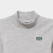 T-shirt col montant manches longues gris clair gar&ccedil;on