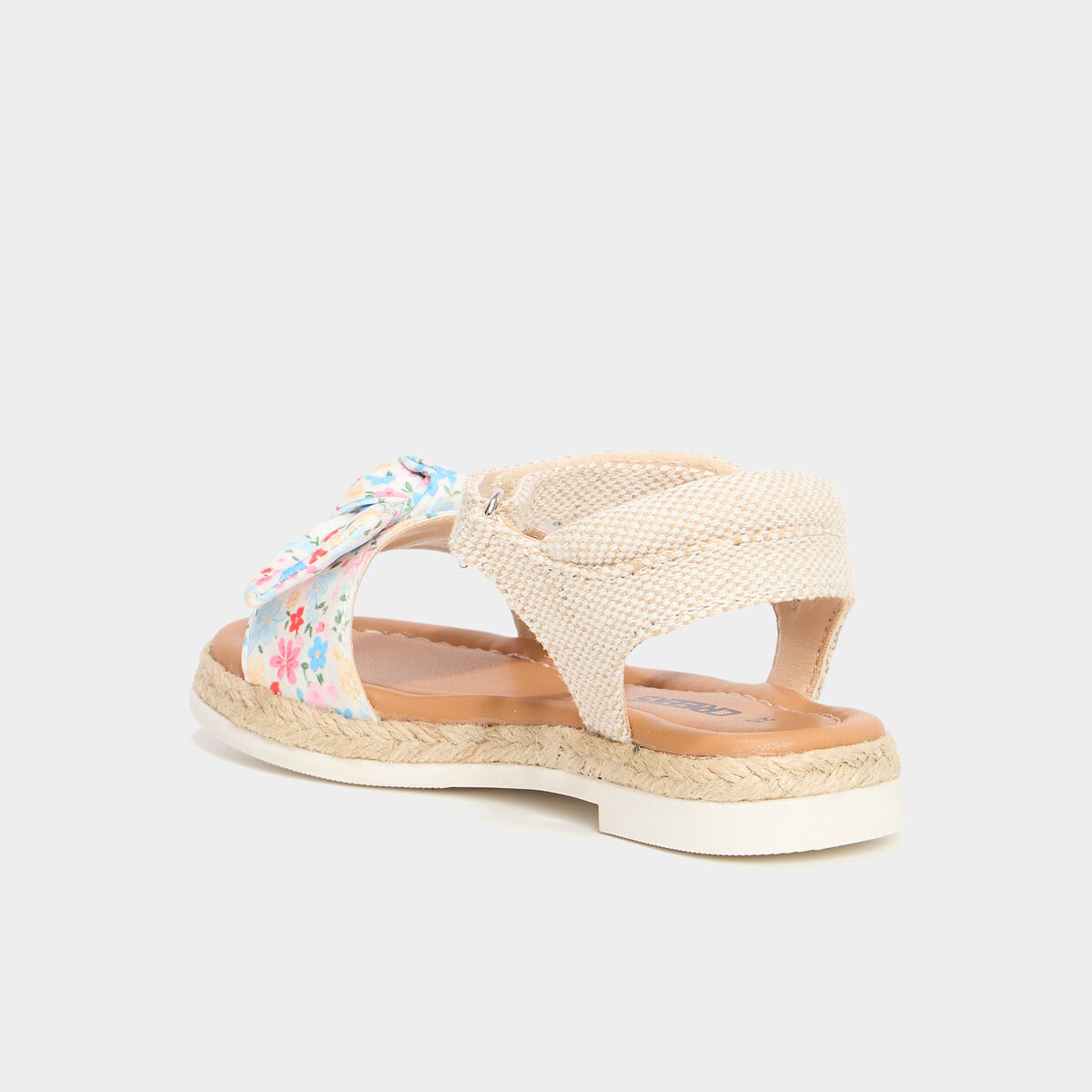 Sandales avec noeuds multicolore fille