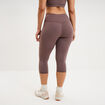 Legging corsaire de sport stretch mauve femme