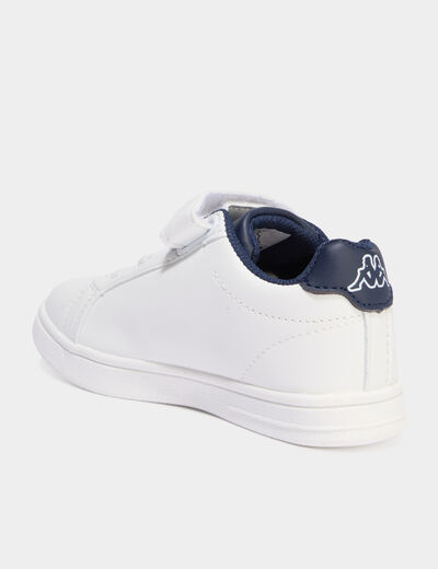Tennis basses &agrave; scratchs Kappa ADENIS EV bleu gar&ccedil;on
