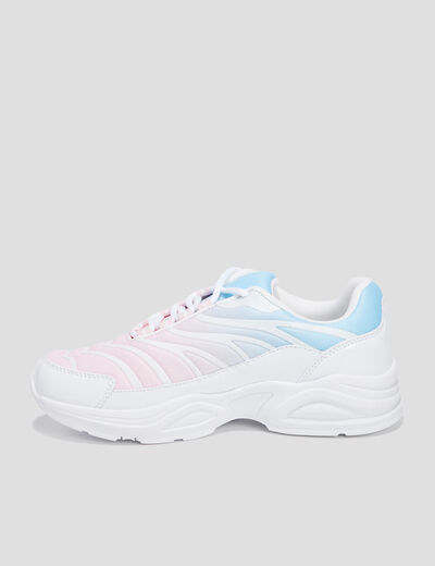 Baskets running à lacets Liberto multicolore fille