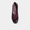 Ballerines bordeaux femme