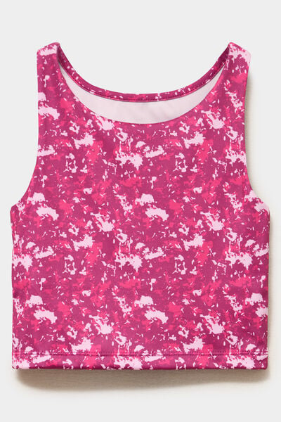D&eacute;bardeur Brassi&egrave;re de sport prune fille