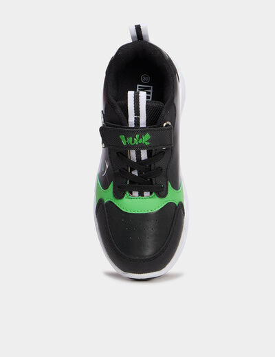 Baskets running lumineuses Hulk vert gar&ccedil;on