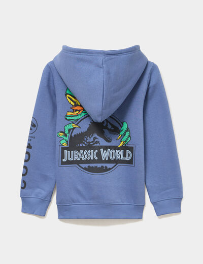 Sweat zipp&eacute; &agrave; capuche Jurassic World bleu fonc&eacute; gar&ccedil;on