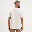 T-shirt manches courtes col rond gris homme