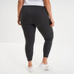Legging avec taille &eacute;lastiqu&eacute;e gris fonc&eacute; femme grande taille