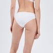 Culotte en coton avec dentelle blanc femme