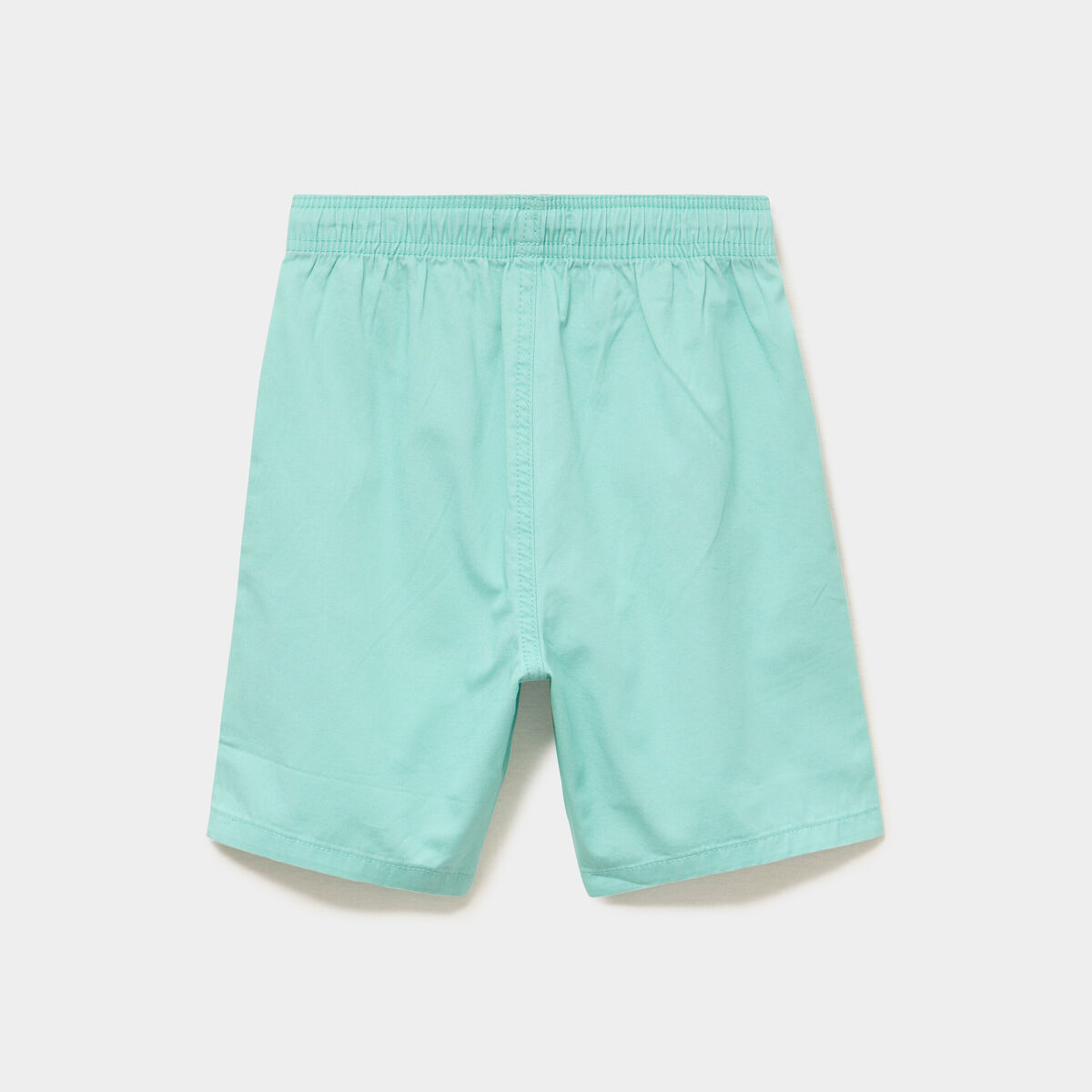 Bermuda short loose &eacute;lastiqu&eacute; coton vert clair gar&ccedil;on