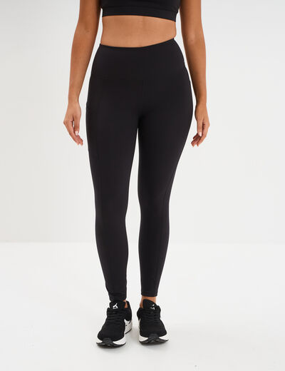 Legging de sport taille haute noir femme