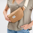 Sac banane bandoulière ajustable marron cognac femme