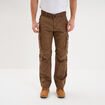 Pantalon cargo 2-en-1 modulable bermuda marron fonc&eacute; homme