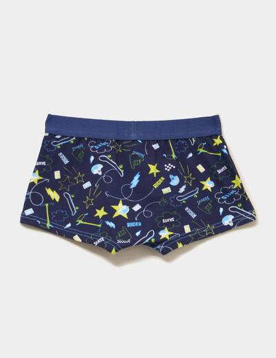 Lot 3 boxers bleu gar&ccedil;on
