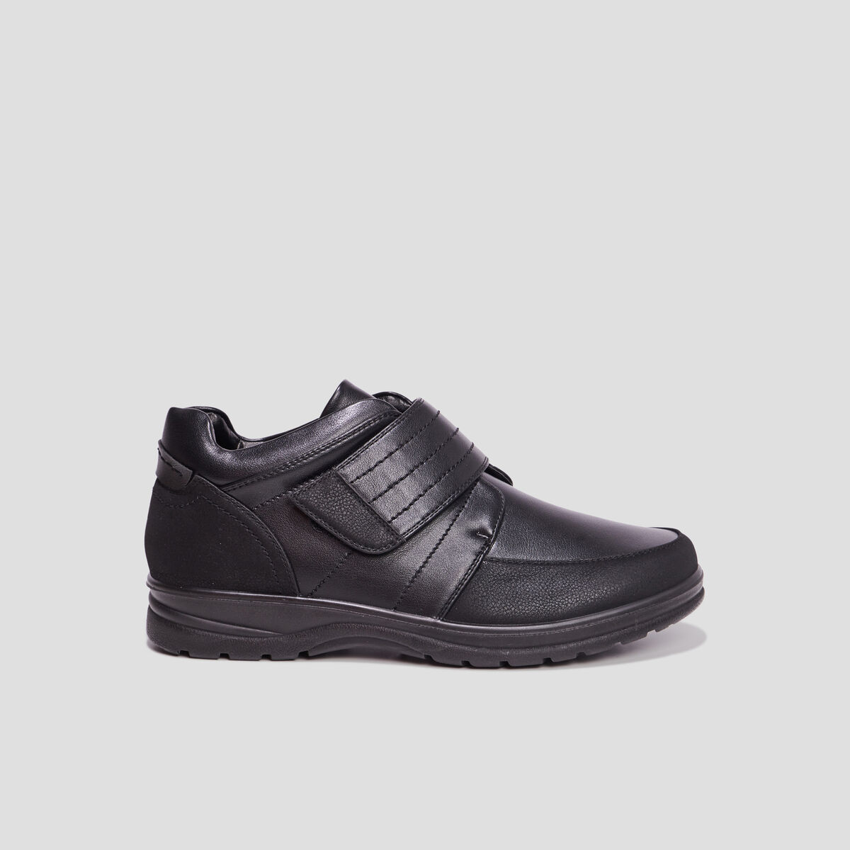 Bottines montantes &agrave; scratchs noir homme