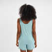 Haut de pyjama débardeur vert menthe femme