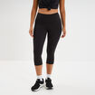 Legging corsaire de sport stretch noir femme