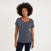 T-shirt allaitement manches courtes blanc femme maternit&eacute;