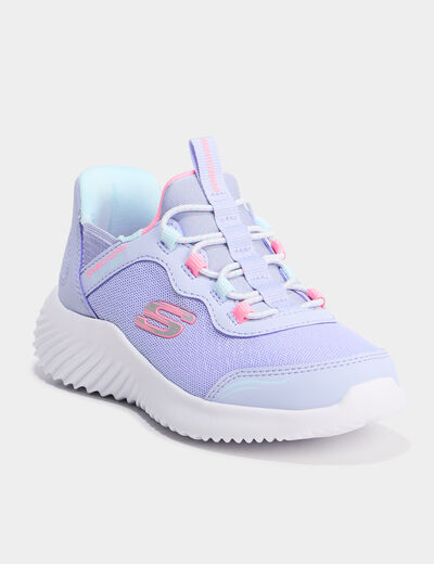 Baskets running Slip-ins &agrave; bout rond violet fille