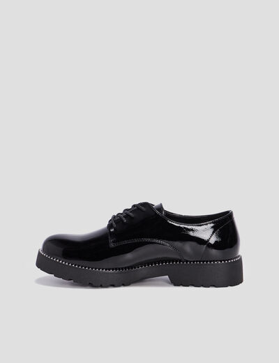 Derbies vernies Liberto noir femme