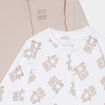 Lot 2 dors-bien coton manches longues creme b&eacute;b&eacute;