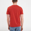 T-shirt en coton manches courtes rouge homme