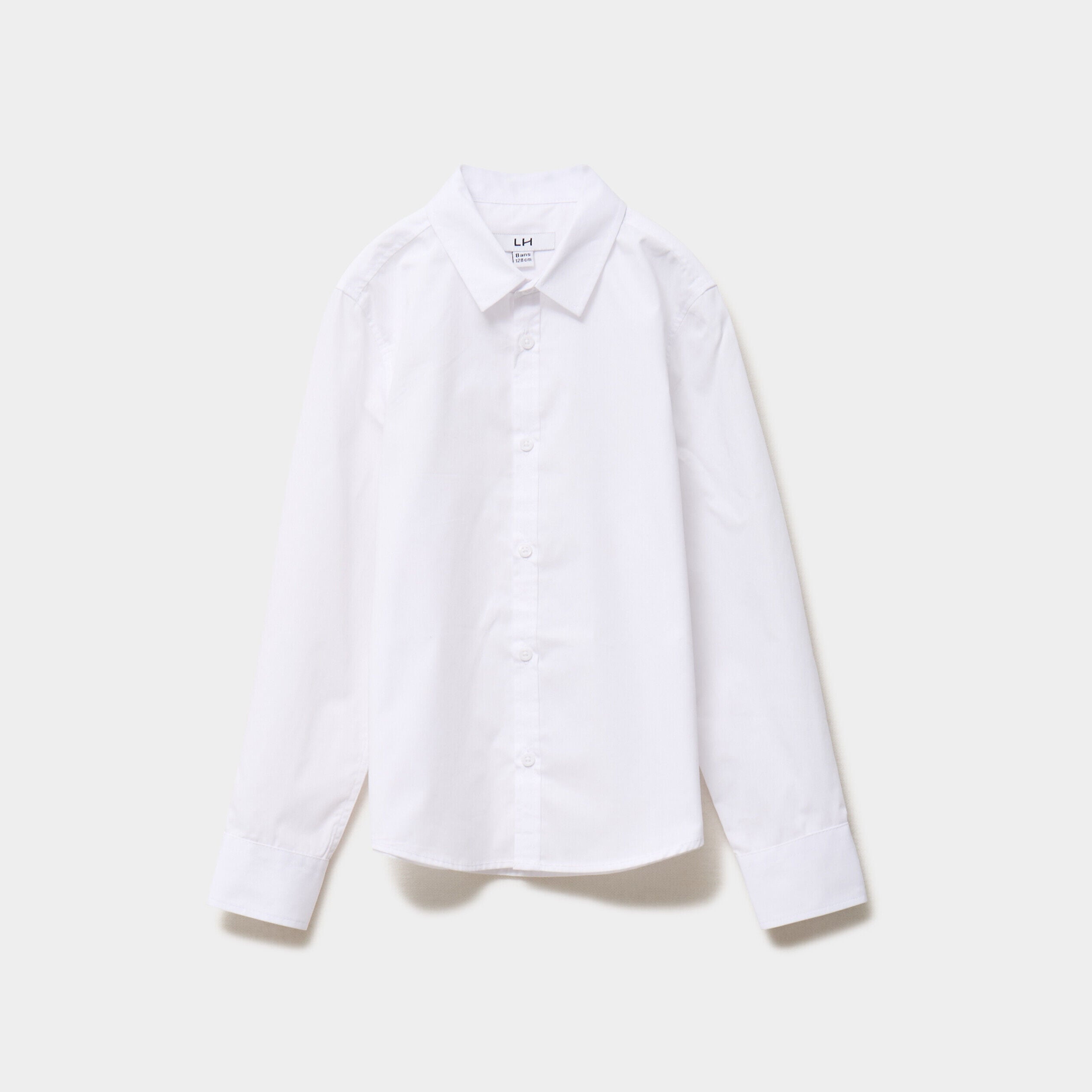 Chemise manches longues blanc garçon LH