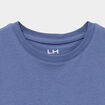 T-shirt en coton manches courtes bleu gar&ccedil;on