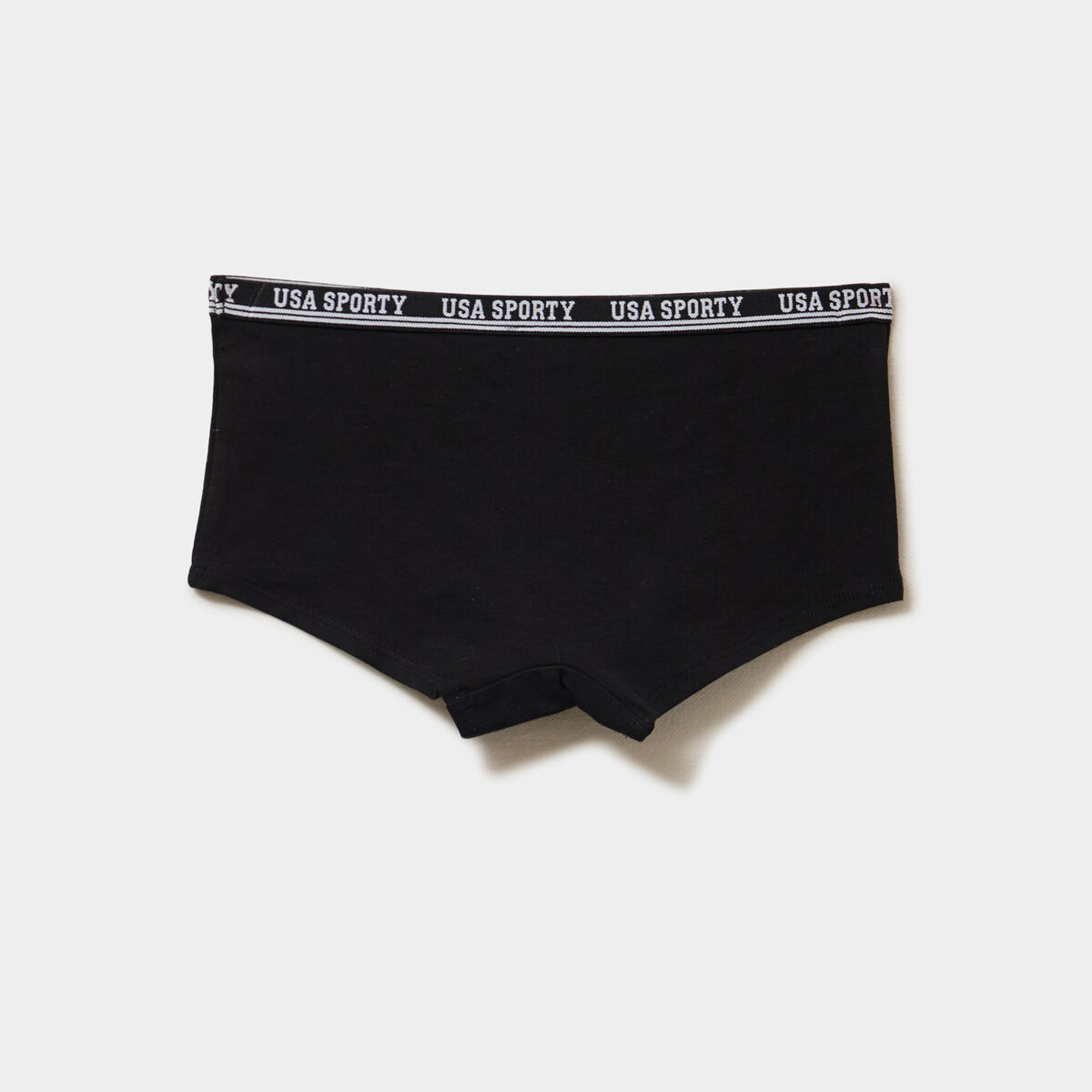 Lot 2 shortys coton majoritaire noir fille