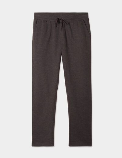Pantalon de pyjama gris fonc&eacute; homme