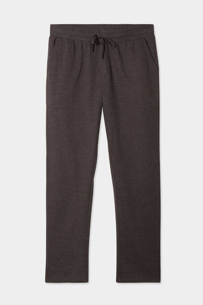 Pantalon de pyjama gris fonc&eacute; homme