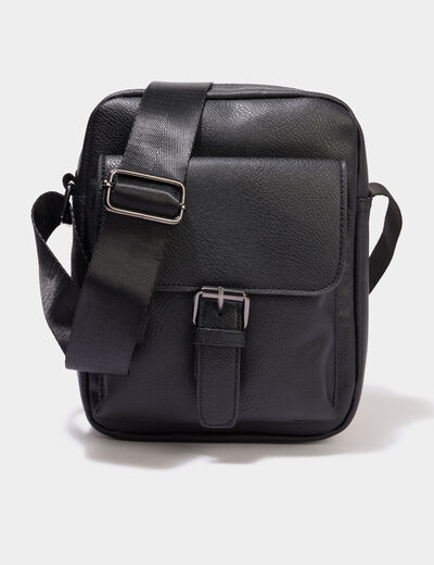 Sacoche en bandouli&egrave;re noir homme