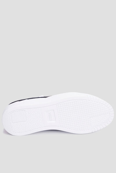 Tennis basses en cuir Puma Carina Street noir femme