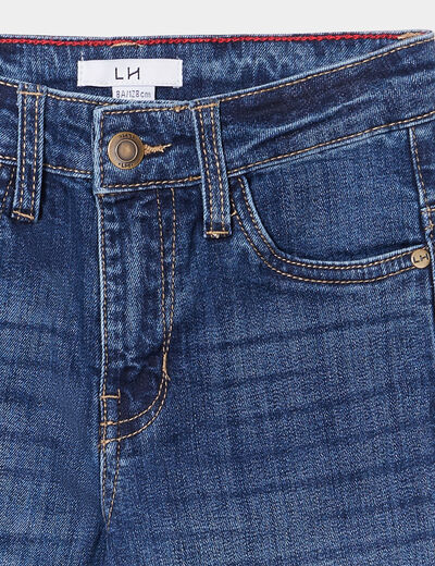 Jeans slim effet stretch denim stone garçon