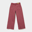 Pantalon large 5 poches coton Creeks bordeaux fille