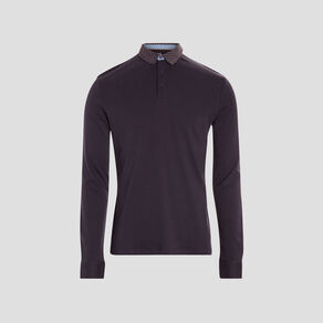 polo manches longues bleu marine homme Polo manches longues bleu marine homme