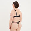 Soutien-gorge emboîtant dentelle rose framboise femme grande taille
