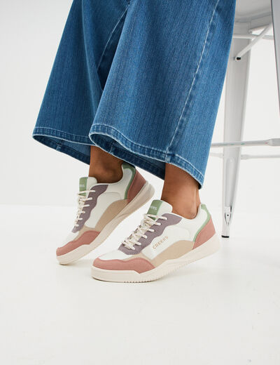 Tennis basses à lacets Creeks multicolore femme