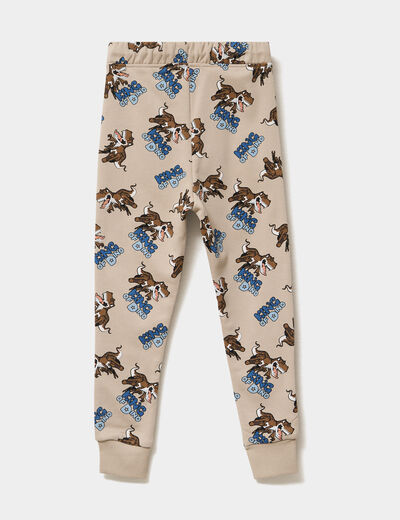 Pantalon de jogging regular beige gar&ccedil;on