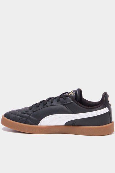 Tennis basses &agrave; lacets Puma Indoor noir gar&ccedil;on
