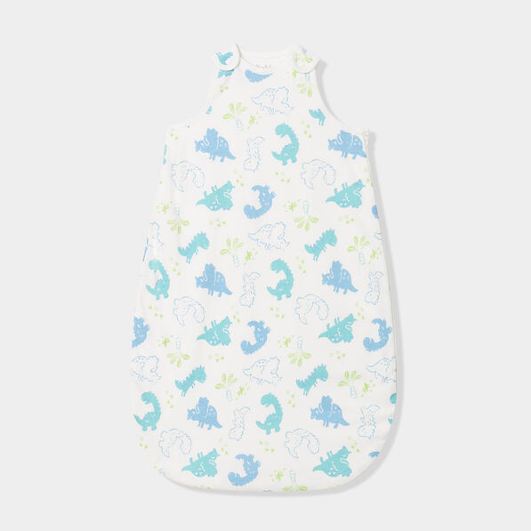 Gigoteuse sans manches en coton vert pastel bébé garçon