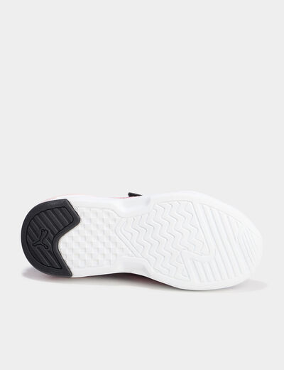 Baskets running à scratchs Puma noir fille