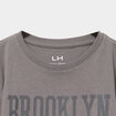 T-shirt manches longues coton gris fonc&eacute; gar&ccedil;on