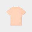 T-shirt manches courtes coton Sonic orange fluo garçon